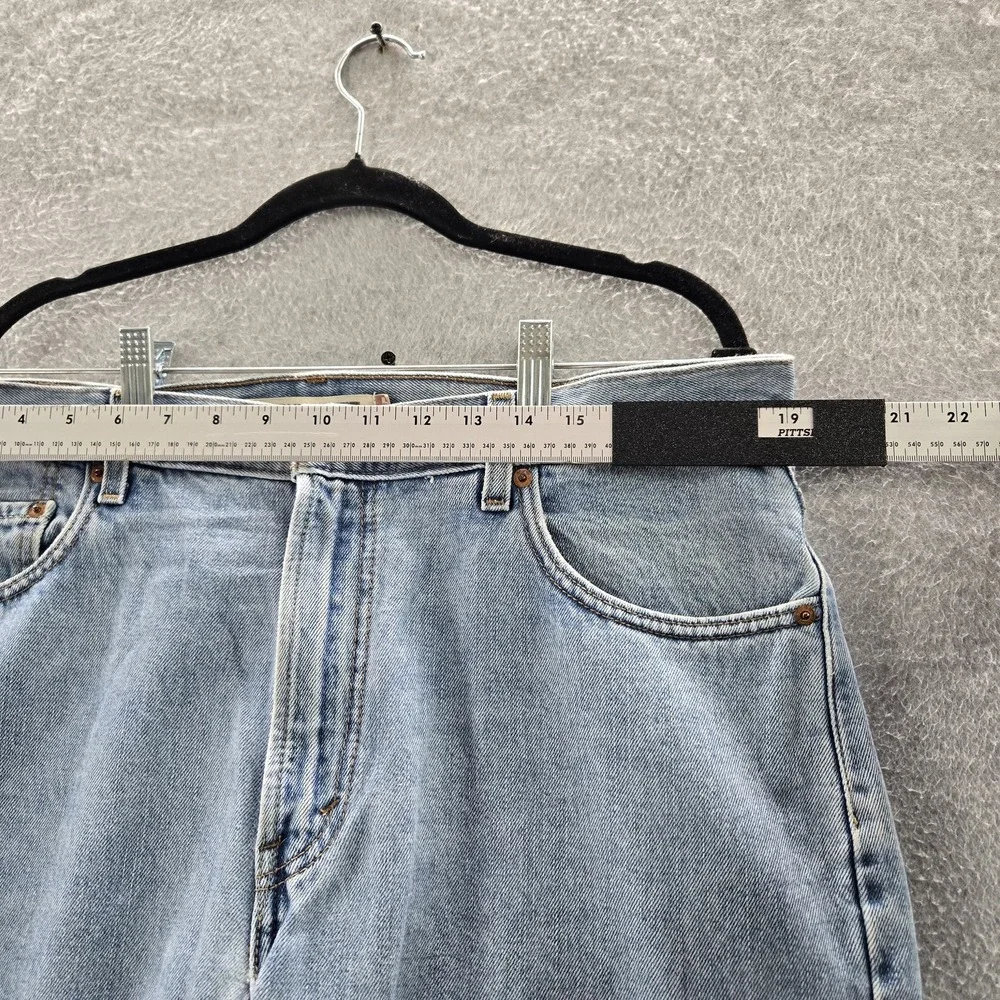 Levi's 505 Men Jeans 36X34 Light Blue Y2K‎ Denim Straight Fit 34
